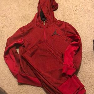 Boys Jordan Set Pants size medium/ Jacket Small